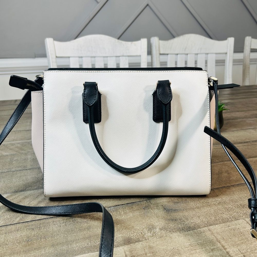 Kate Spade Medium Satchel Cameron Tri Color Handbag - Picture 3 of 6